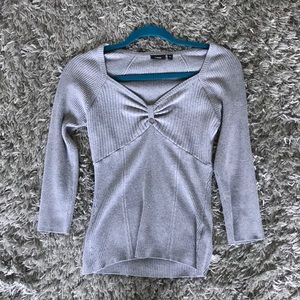 Grey long sleep top